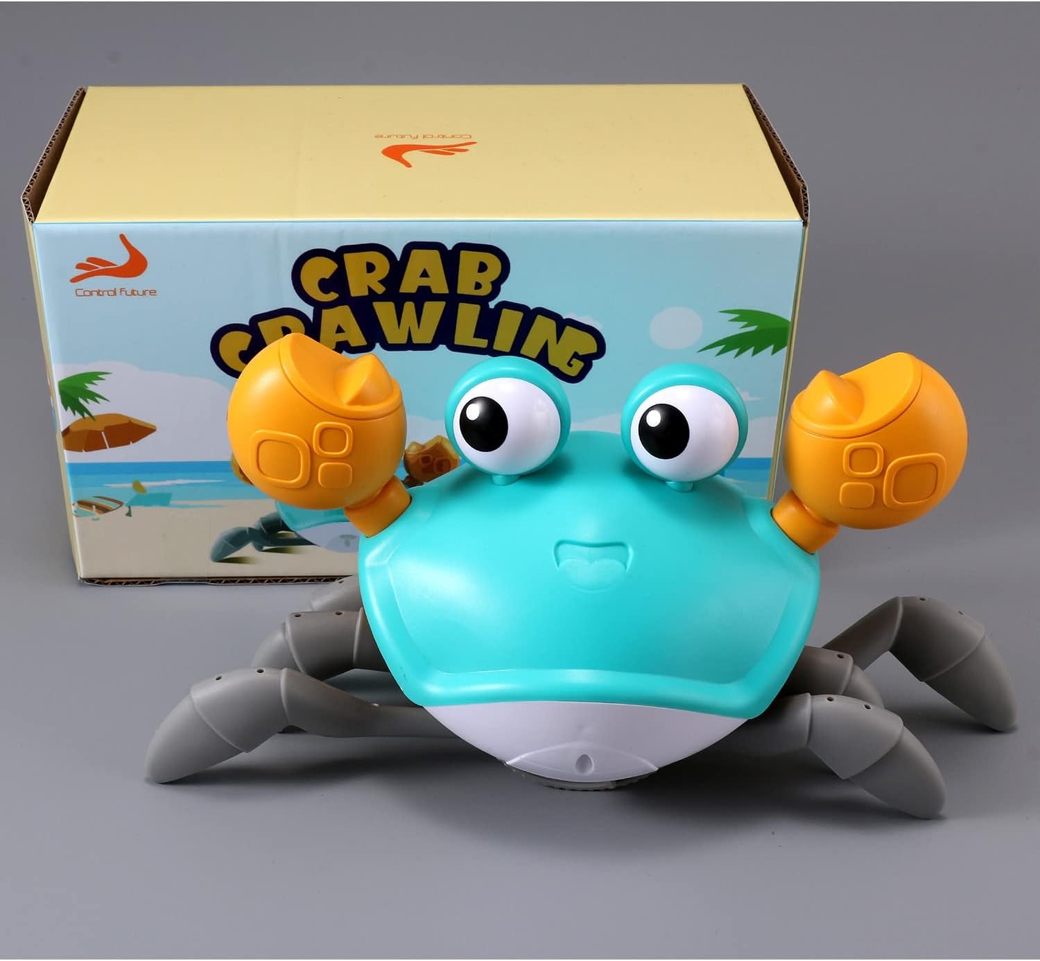 Crawling Crab Baby Toy - Infant Toy - Baby Boy Learning to Crawl from 6 Months. Walk Toddler from 36 Months.