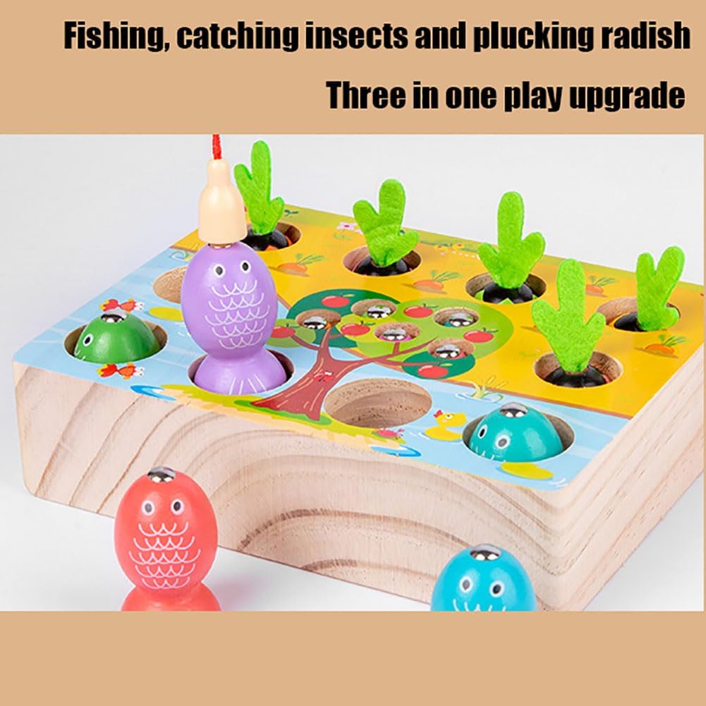 Montessori Hammer Game Wooden Educational Toy for Toddlers Boys Girls Ages 2 3+ Years Old