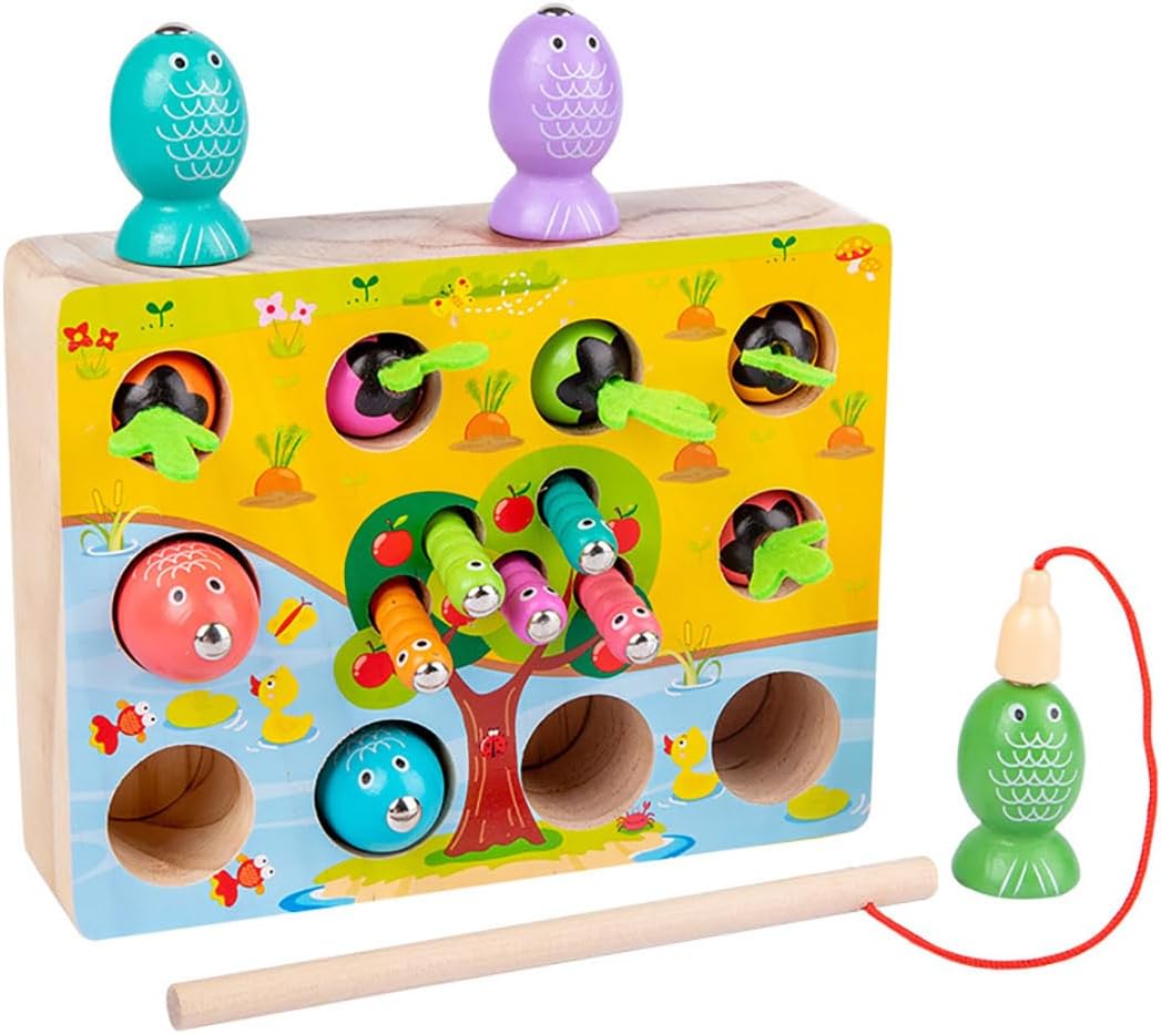 Montessori Hammer Game Wooden Educational Toy for Toddlers Boys Girls Ages 2 3+ Years Old