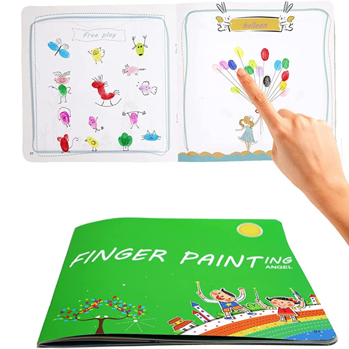 Paint Wheel - Being Creative for Hours - Finger Paint Set for Children