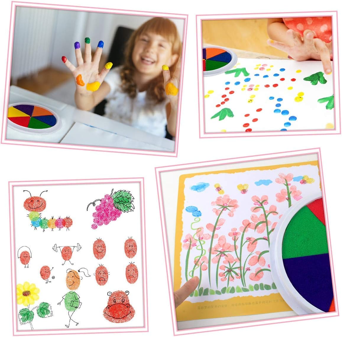 Paint Wheel - Being Creative for Hours - Finger Paint Set for Children