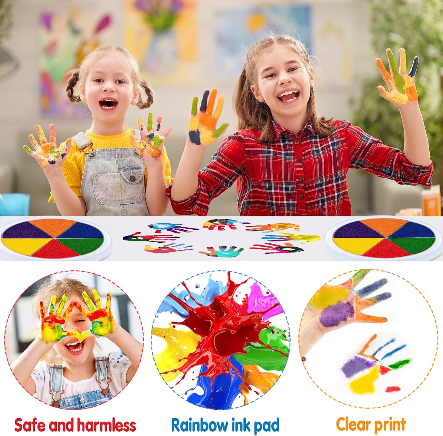 Paint Wheel - Being Creative for Hours - Finger Paint Set for Children